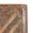 Mosaic Natural Handcrafted Mango Wood 2 Door Wardrobe thumbnail 4