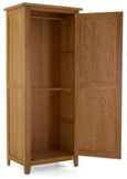 Burford Single Wardrobe - 1 Door - Oak