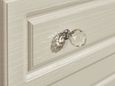 Crystal Tall Combi Wardrobe - 3 Door - 1 Mirror - RHF 2 Drawers - Cashmere