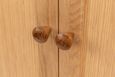 Grace Wardrobe - 2 Door - 1 Drawer - Natural Oak
