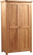 Kent Wardrobe - 2 Door - Oak