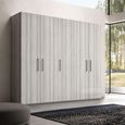 Mia Grey 5 Door Wardrobe thumbnail
