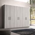 Mia Grey 6 Door Wardrobe thumbnail