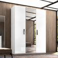 Modern Mara Mirror White 3 Door Wardrobe thumbnail