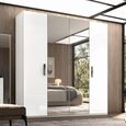 Modern Mara Mirror White 4 Door Wardrobe thumbnail