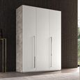 Modern Treviso Grey 3 Door Wardrobe thumbnail