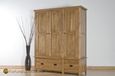 Originals Wardrobe - 3 Door - 2 Drawer - Rustic Oak