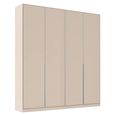 Alabama Wardrobe - 181cm - 4 Door - Champagne