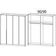 Alabama Wardrobe - 181cm - 4 Door - Sonoma Oak