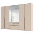 Alabama Wardrobe - 271cm - 6 Door - Combi - Champagne