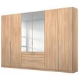 Alabama Wardrobe - 271cm - 6 Door - Combi - Sonoma Oak