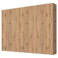 Alabama Wardrobe - 271cm - 6 Door - Artisan Oak