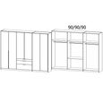 Alabama Wardrobe - 271cm - 6 Door - Drawer - Sonoma Oak