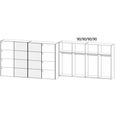 Beluga Extra Sliding Wardrobe - 361cm - 4 Door - Mirror - Alpine White & White High Gloss