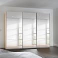 Kulmbach Mirrored Sliding Wardrobe - 271cm - 3 Door - Sonoma Oak