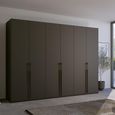 Skat Pure Wardrobe - 301cm - 6 Door - Graphite