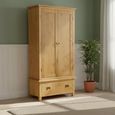 Salisbury Lite Wardrobe - 2 Door - 1 Drawer - Oak