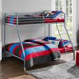 Bunk Bed - Single over Double - Grey - 4034117UK