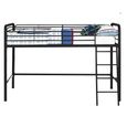 Bunk Bed - Black - Single Midsleeper - 4036127UK