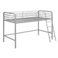Bunk Bed - Single Midsleeper - Grey - 4036129UK