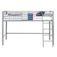 Bunk Bed - Single Midsleeper - Grey - 4036129UK