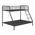 Bunk Bed - Single over Double - Black - 4034119UK