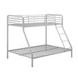 Bunk Bed - Single over Double - Grey - 4034117UK