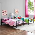 Bunk Bed - Single over Single - Black - 4035157UK