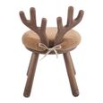 Deer Ears Kids Chair - Set of 2 - Natural - Wood