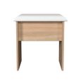 Milan Dressing Stool - Padded - Oak