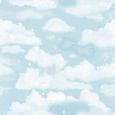 Skinny Dip Roller Blind - Clouds Blue