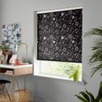 Skinny Dip Roller Blind - Marble Celestial Black and Pink
