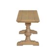Chateau Dining Bench - Natural - Rustic Pine