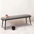 Clearance - Ace Dining Bench - Grey - Fabric - FSS16497