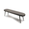 Clearance - Ace Dining Bench - Grey - Fabric - FSS16497