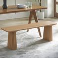 Austin Dining Bench - Fluted - Natural - Mango Wood