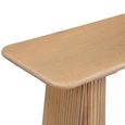 Austin Dining Bench - Fluted - Natural - Mango Wood