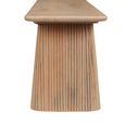 Austin Dining Bench - Fluted - Natural - Mango Wood
