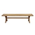 Hopewood Oak 150cm Dining Bench with Cross Leg thumbnail 2