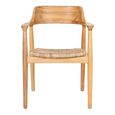 Getafe Dining Armchair - Set of 2 - Wooden - Natural