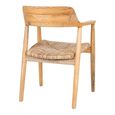 Getafe Dining Armchair - Set of 2 - Wooden - Natural