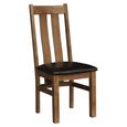 Original Dining Chair - Set of 2 - Arizona Slatted Back - Rustic Oak