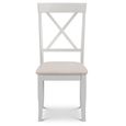 Davenport Dining Chair - Set of 2 - Cross Back - Grey