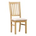  Arlington Oak Slatted Back Dining Chair - Set of 2 - Oak
