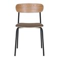 Estepona Dining Chair - Set of 2 - Natural Ash Wood - Brown