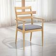 Orlando Carver Dining Armchair - Set of 2 - Oak