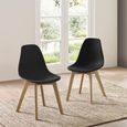 Agatha Dining Chair - Set of 2 - Black
