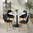 Agatha Dining Chair - Set of 2 - Black