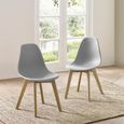 Agatha Dining Chair - Set of 2 - Grey