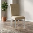 Clearance - Hampstead Dining Chairs - Set of 2 - Ivory Bonded Leather - FSS16995
